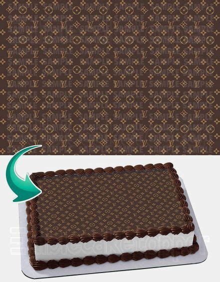 louis vuitton inspired cake|louis vuitton icing sheet.